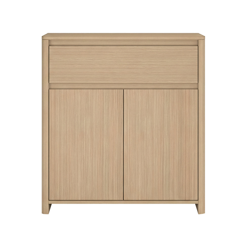 Tárolószekrény Takranmaa 88x79x39 cm tölgyfa hatású [en.casa]