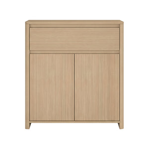 Tárolószekrény Takranmaa 88x79x39 cm tölgyfa hatású [en.casa]