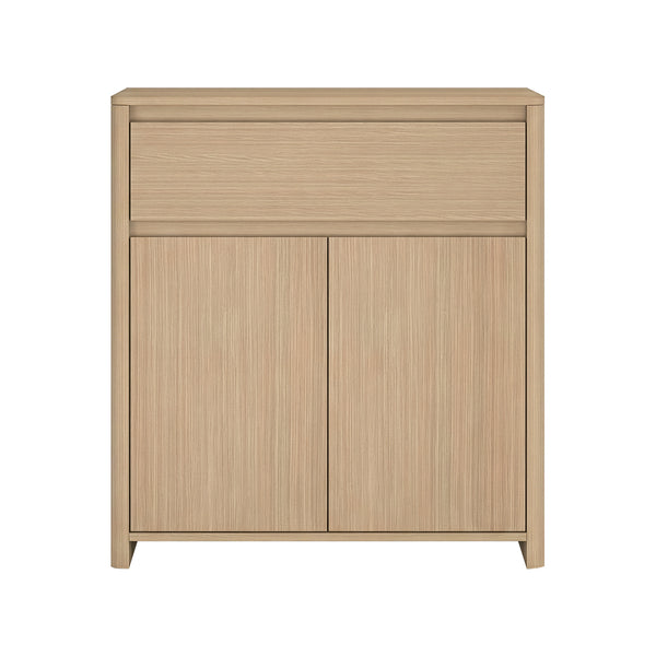 Tárolószekrény Takranmaa 88x79x39 cm tölgyfa hatású [en.casa]