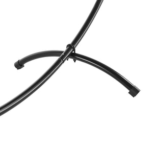 Kerti állvány függőágyhoz HS-001S  fekete 290x100 cm [casa.pro]