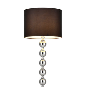 Állólámpa Dallas nappali megvilágítás design lámpa 155 x ø 48 cm fekete [lux.pro]