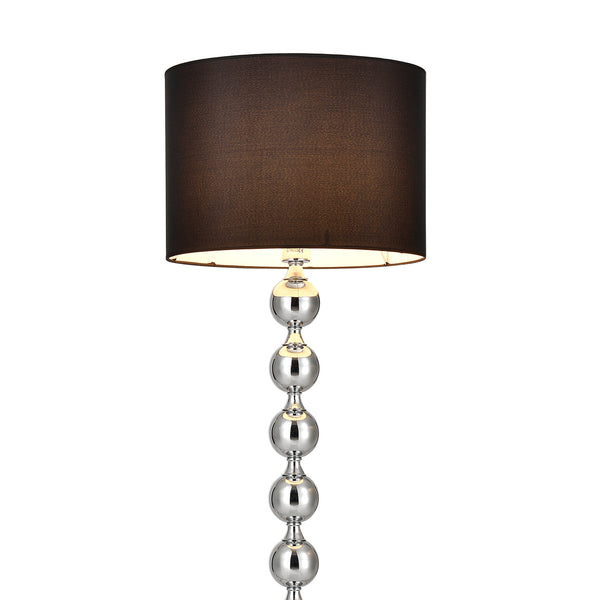 Állólámpa Dallas nappali megvilágítás design lámpa 155 x ø 48 cm fekete [lux.pro]