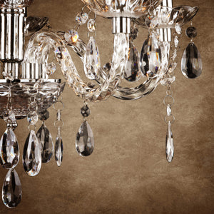 Függőlámpa csillár Elegance króm design lámpa 5xE14 lux.pro