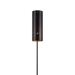 Állólámpa Beverley nappali megvilágítás design lámpa 142 x ø 20 cm fekete [lux.pro]® 