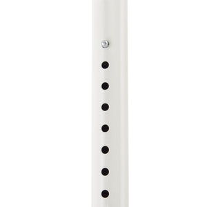 [en.casa]® Teleszkópos ruhaakasztó 110 - 305 cm állítható fogas fehér garderób ruhaállvány