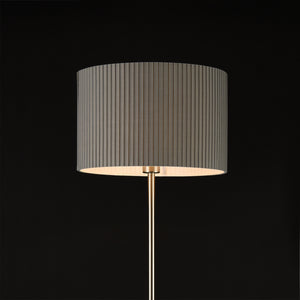 Állólámpa Coimbra 151 cm E27 szürke [lux.pro]