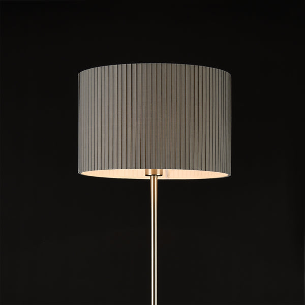 Állólámpa Coimbra 151 cm E27 szürke [lux.pro]