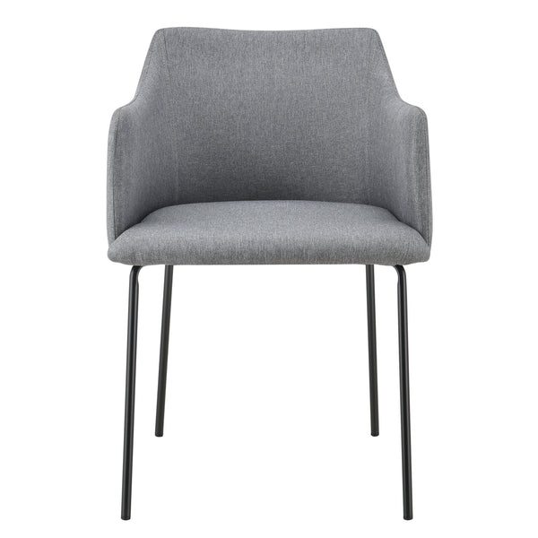 Fotel ABCS-3501 kárpitozott textil sötétszürke [en.casa]