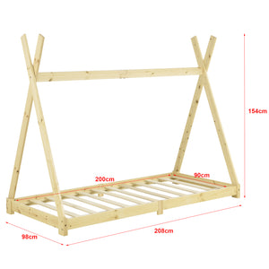 Gyerekágy Höri 90x200 cm hideghab matraccal különböző színekben en.casa