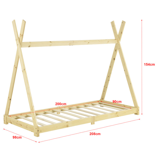 Gyerekágy Höri 90x200 cm hideghab matraccal különböző színekben en.casa