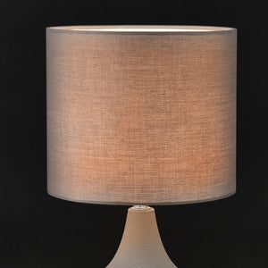 Asztali lámpa Pilgrimstad 34 cm 1 x E27 antracit/szürke [lux.pro] 