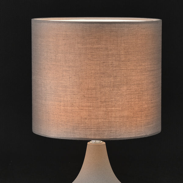 Asztali lámpa Pilgrimstad 34 cm 1 x E27 antracit/szürke [lux.pro] 