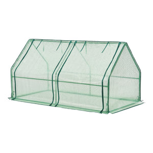 Mini fóliasátor Nissewaard 180x90x90 cm zöld [en.casa]