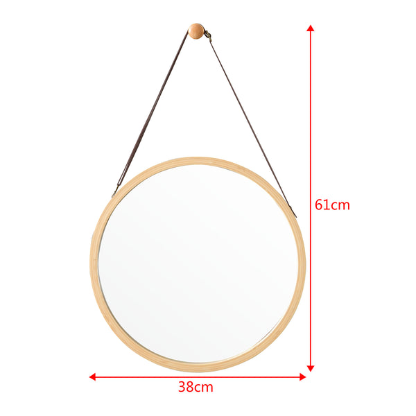 Fürdőszobai falitükör Bykle (Ø): 35 cm [en.casa] 