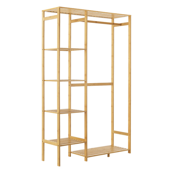 Ruhatartó állvány Eurajoki 1 rúddal 4 polccal 2 további tárolófelülett [en.casa] 