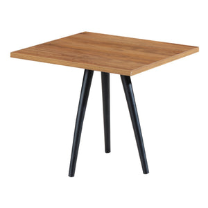 Ballerup dohányzóasztal 50 x 45 x 45 cm fekete / diófa [en.casa]