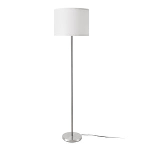 HT210001 Állólámpa Tamworth E27 ezüst/textil 161 cm [lux.pro]