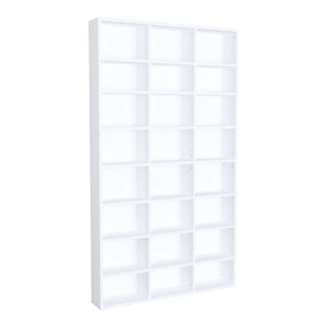 Könyvespolc Askvoll 178x102x16cm fehér [en.casa]