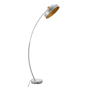 Ívelt állólámpa Stafford 159cm szürke [lux.pro] 