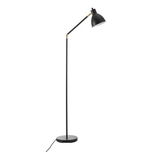 Állólámpa Stockport 139cm fekete/arany [lux.pro]
