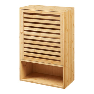 Fürdőszobai faliszekrény Gjesdal 60x40x20 cm bambusz [en.casa]