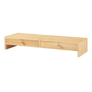 Monitorállvány Hallstahammar 56x18x9,5 cm bambusz [en.casa]