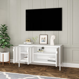 TV-szekrény Castelli 114 x 40 x 60 cm acél [en.casa]