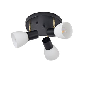 Mennyezeti lámpa Abbey fekete / fehér [lux.pro]