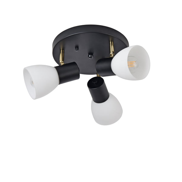 Mennyezeti lámpa Abbey fekete / fehér [lux.pro]