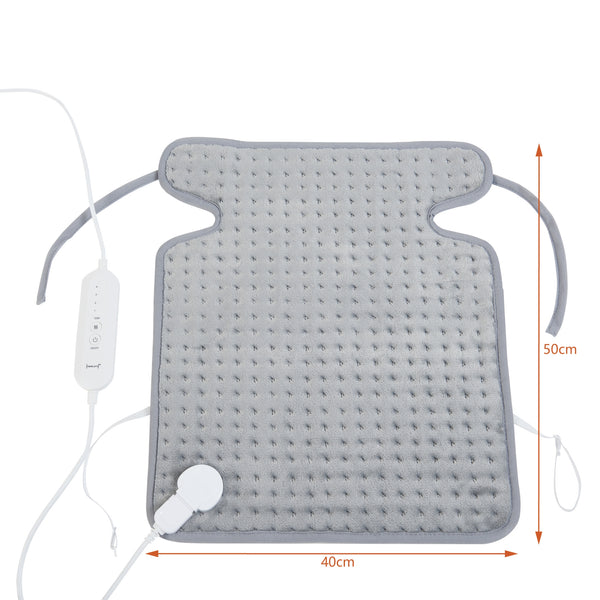 Elektromos melegítő párna Calvera 80W 50x40cm szürke [en.casa]
