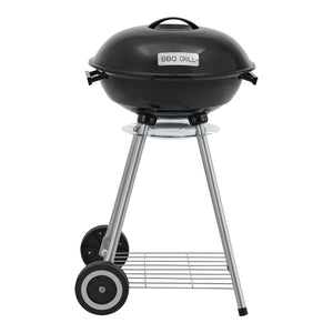 Faszenes gömbgrill Apricena 80x49x47cm fekete [casa.pro]