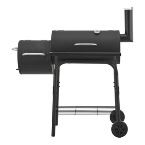 Füstölő grill Arielli 115x110x64cm fekete [casa.pro]