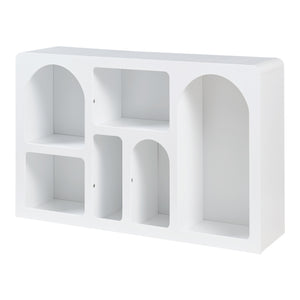 Polcos szekrény Vågå 110x30x70 cm fehér [en.casa]