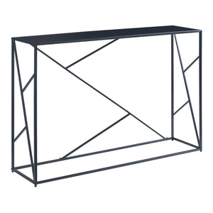 Konzolasztal Rättvik 120x30x80 cm fekete [en.casa]