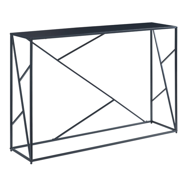 Konzolasztal Rättvik 120x30x80 cm fekete [en.casa]