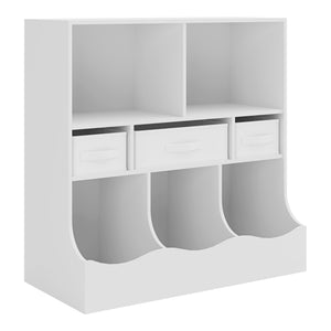 Gyerekpolc Vastesa 75x80x40 cm fehér [en.casa]