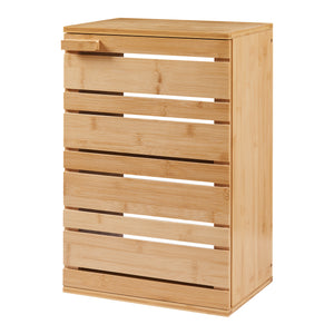 Fürdőszobai fali szekrény Epind 50x33x20 cm bambusz [en.casa]