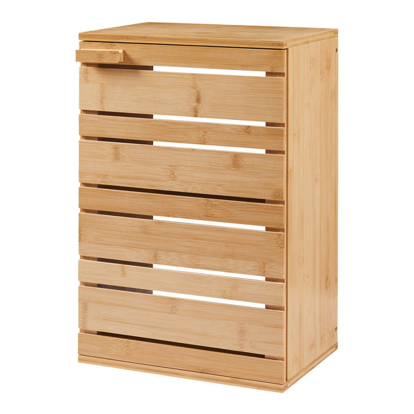 Fürdőszobai fali szekrény Epind 50x33x20 cm bambusz [en.casa]