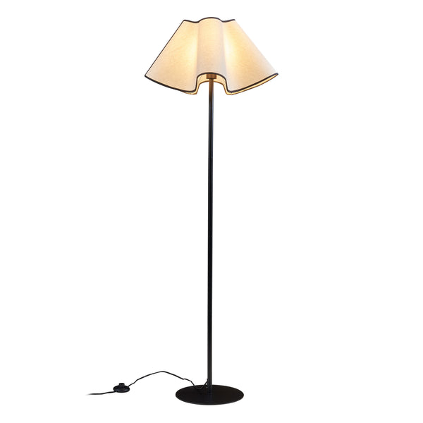 Állólámpa Ashton 153cm fekete/fehér [lux.pro]