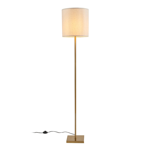 Állólámpa Fildholm 157cm sárgaréz színű/len hatású [lux.pro]