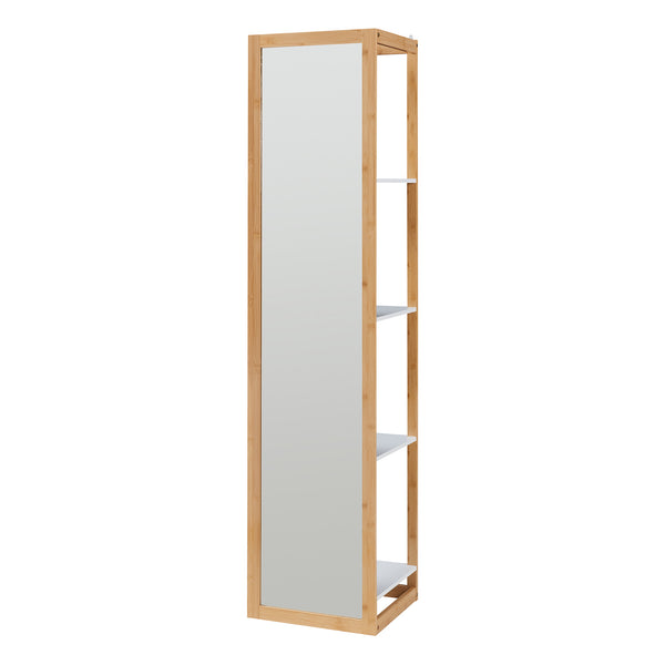 Tükrös polc As 170x40x35 cm bambusz [en.casa]