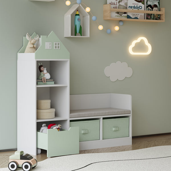 Gyerekpad polccal Vipsali [en.casa]