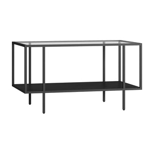 Dohányzóasztal Nynna 90x50x50 cm fekete [en.casa]