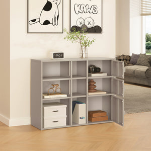 Irodai szekrény Kliri acél 100x32x81 cm teveszín [en.casa]