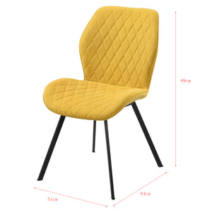 2 darabos Sarpsborg szék szett különböző színekben en.casa