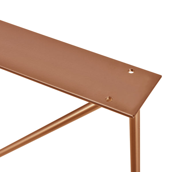 [en.casa]® 2 x Asztalláb fém bútorláb 62 x 22 x 72 cm étkezőasztalhoz asztalváz padlóvédővel több színben