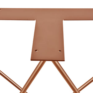  [en.casa]® 2 x Asztalláb fém bútorláb 62 x 22 x 72 cm étkezőasztalhoz asztalváz padlóvédővel több színben