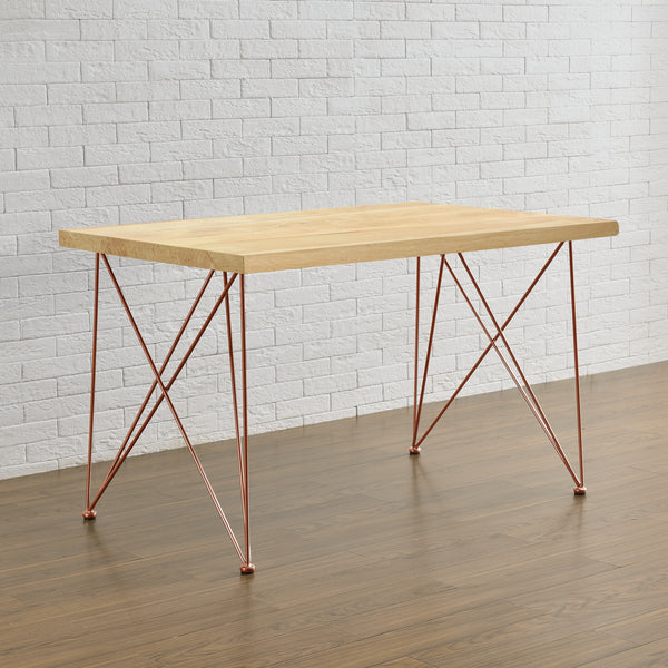  [en.casa]® 2 x Asztalláb fém bútorláb 62 x 22 x 72 cm étkezőasztalhoz asztalváz padlóvédővel több színben