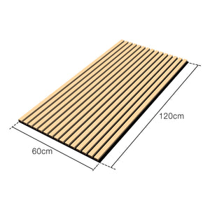 Vang akusztikus falpanel szett (4 db-os készlet) - 3D lamellás falburkolat [NEU.HOLZ]
