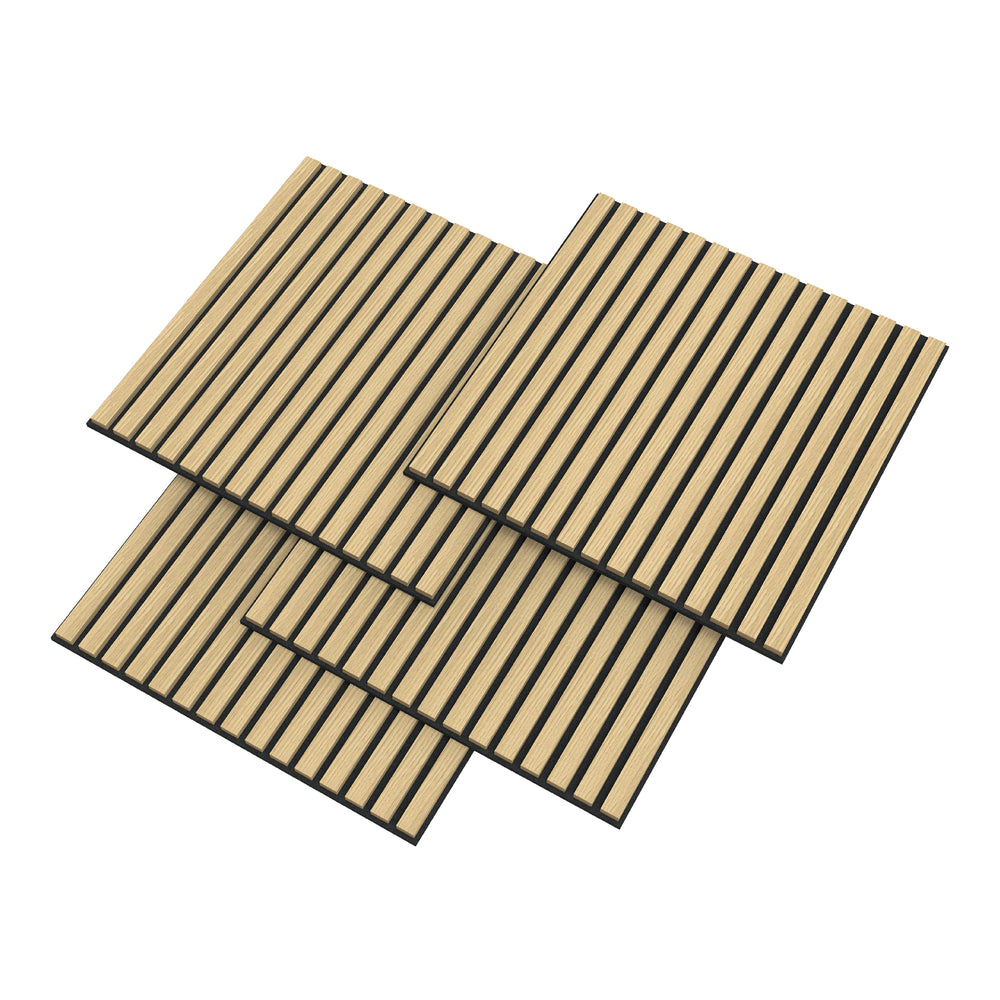 Vang akusztikus fa falpanel szett - 60x60 cm-es lamellás falburkolat [NEU.HOLZ]